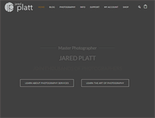 Tablet Screenshot of jaredplatt.com